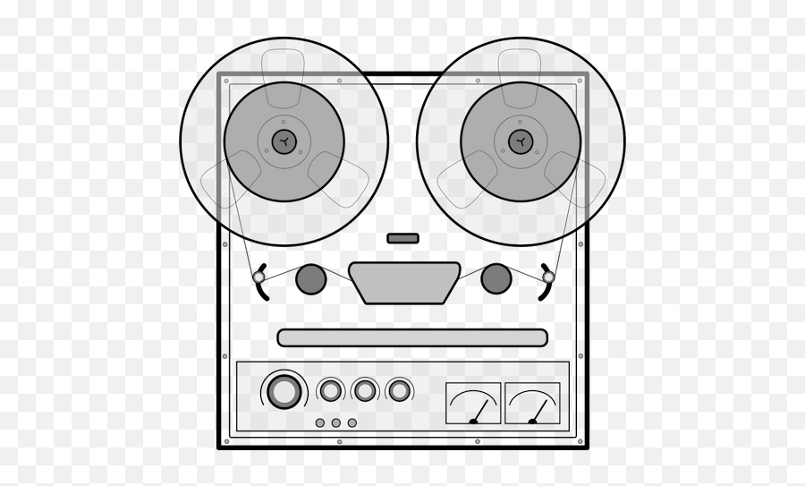 Tape Recorder Vector Drawing Public Domain Vectors - Tape Machine Icon Png,Tape Recorder Icon