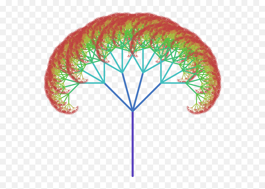 Fractal Tree Canopy - Fractal Tree Png,Tree Canopy Png