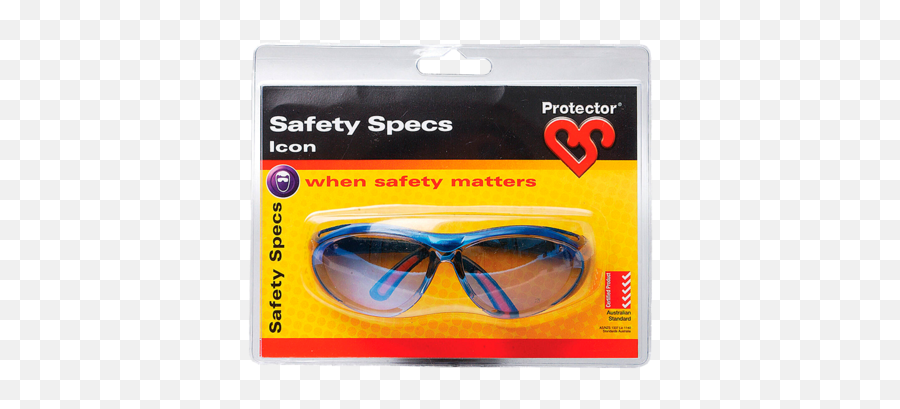 Protector Safety Spectacles Blue Mirror Lens Icon Nz Farm - Full Rim Png,Specs Icon