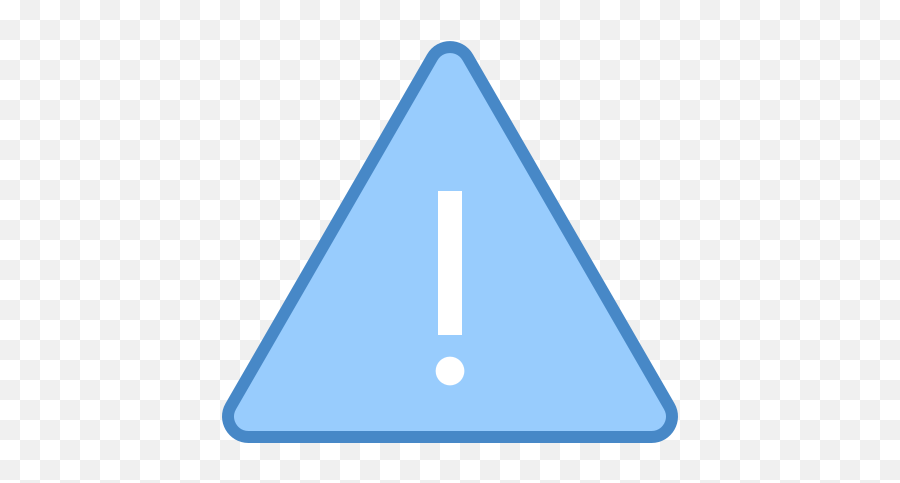 Error Icon In Blue Ui Style Png