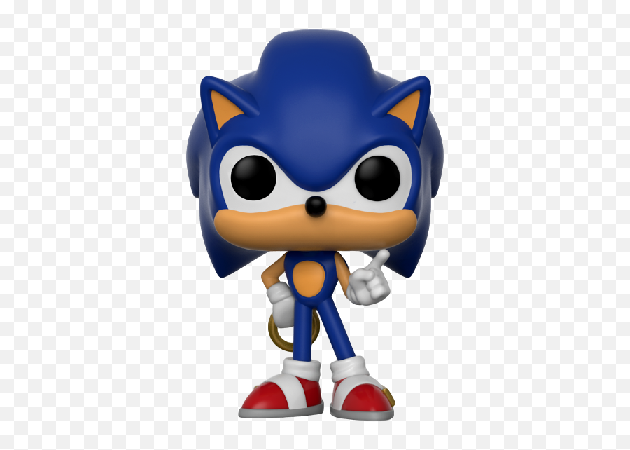 Funko Sonic With Ring - Sonic Funko Pop Png,Sonic & Knuckles Logo