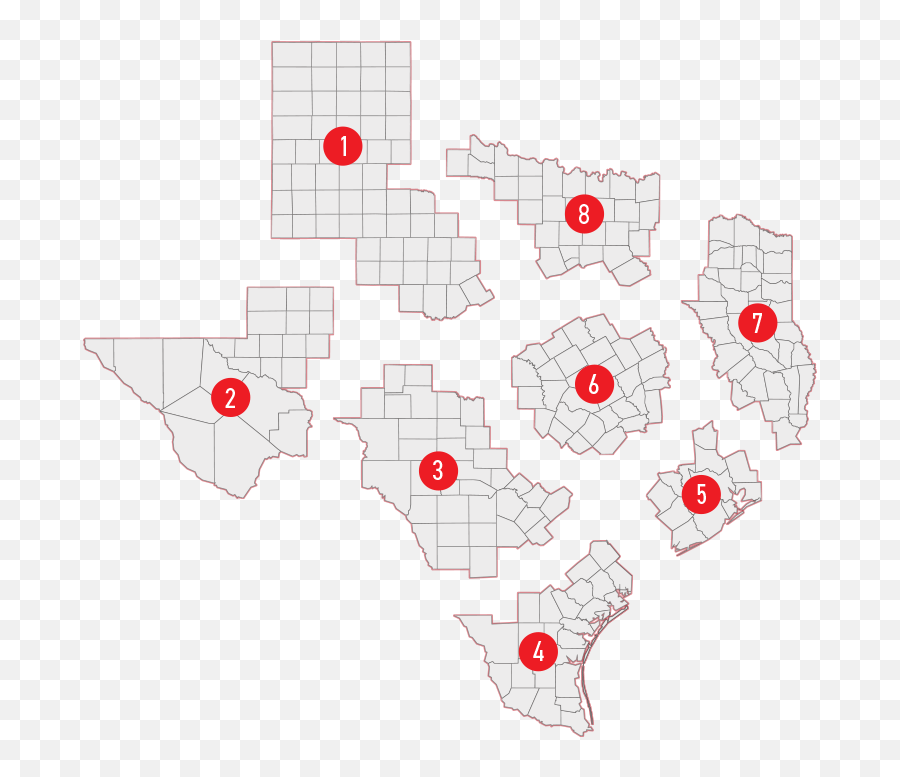 Tvc Fva Regions Of Texas - Texas Veterans Commission Art Png,Texas Png