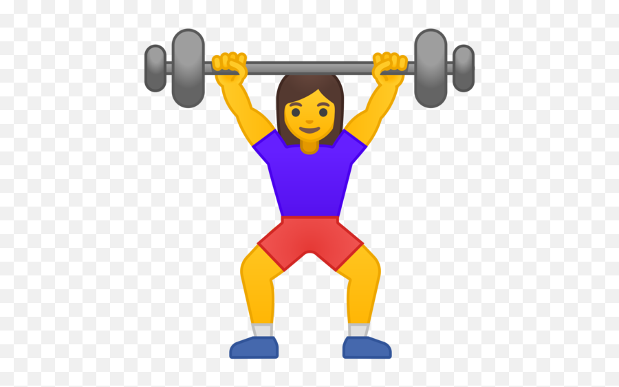 Woman Lifting Weights Emoji 326331 - Png Images Pngio Gym Emoji,Weights Png