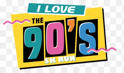 I Love The 90s Run - Child Of Brunch png
