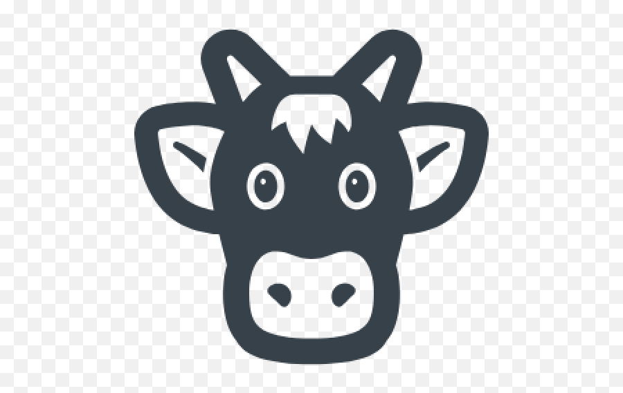 Download Free Png Cropped - Cartoon,Cow Face Png