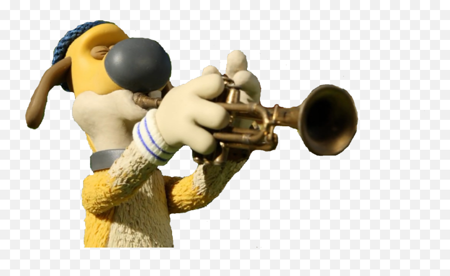 Itu0027s Shaun The Sheep U2014 Another Bitzer Playing Trumpet - Shaun The Sheep Trumpet Png,Trumpet Transparent
