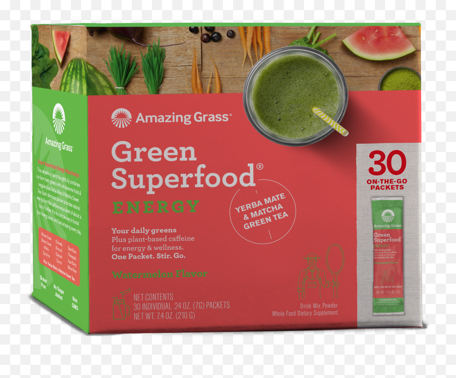 Amazing Grass - Organic Green Superfoods Png,Long Grass Png
