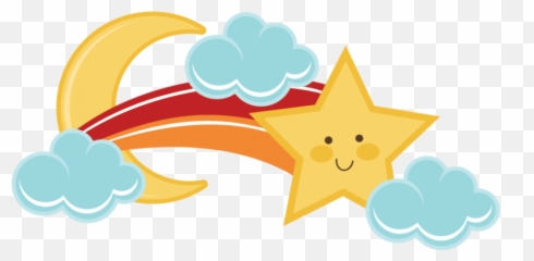Drawn Falling Stars Real Transparent Shooting Clipart - Cute png