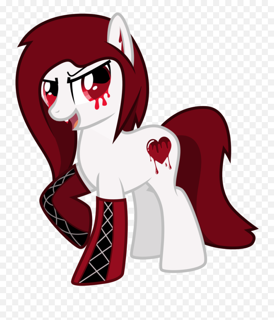 Bleeding - Mlp Art No Background Png,Bloody Heart Png