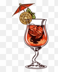 Orange Juice Cocktail Garnish Smoothie - Cocktails Clipart Png,Smoothie Png
