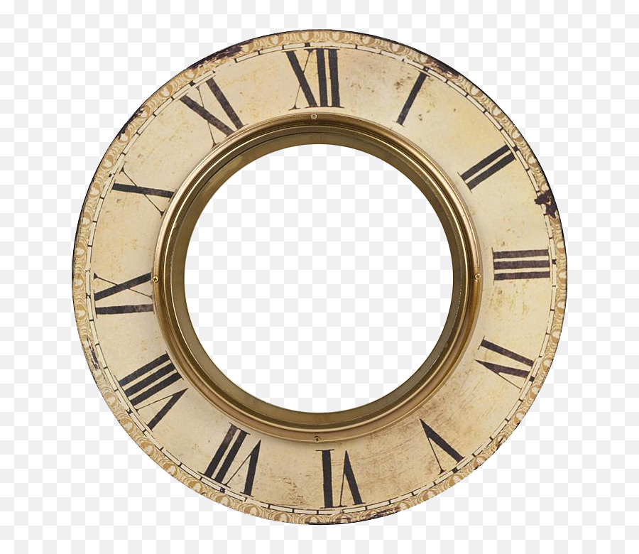 Vintage Clip Art Clock Faces Clocks - Clipart Roman Numerals Clock Png,Vintage Clock Png