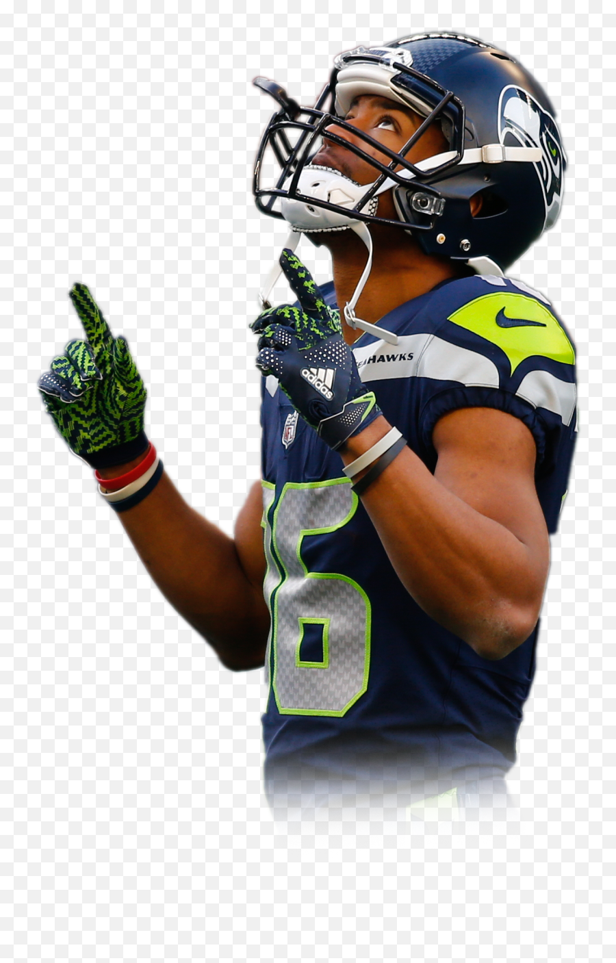 Tyler Lockett Wr Seattle Seahawks - Tyler Lockett Transparent Background Png,Seahawks Png