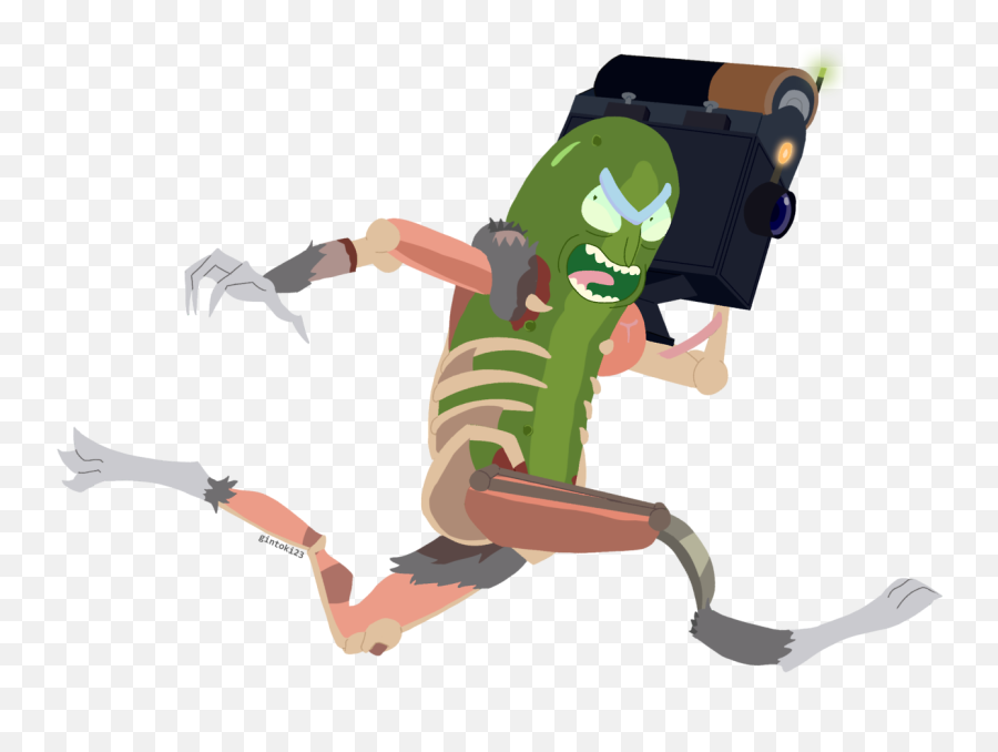 Dash - Pickle Rick In Suit Png,Pickle Rick Png