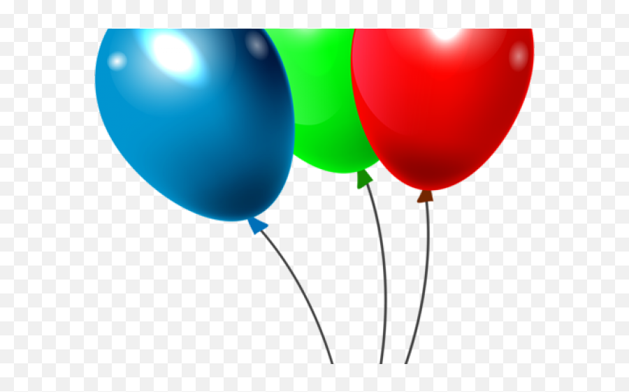 Birthday Balloon Clipart - Png Download Full Size Clipart Balloons Birthday Blanc Png,Balloon Clipart Png