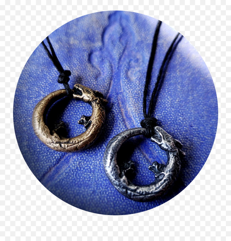Ouroboros Geminus - Parrish Relics Earrings Png,Ouroboros Png