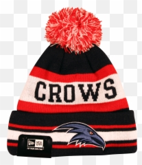 Adelaide Crows Jake Beanie - Red Sox Knitted Hat Png,Beanie Transparent