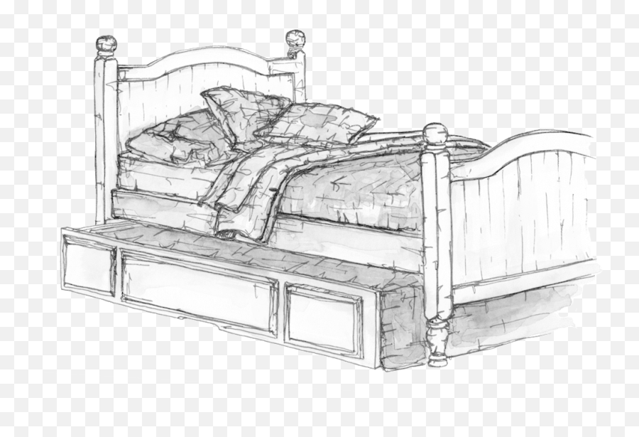 Illustration U2014 Zach Hoskin Art Design - Bed Frame Png,Bed Png
