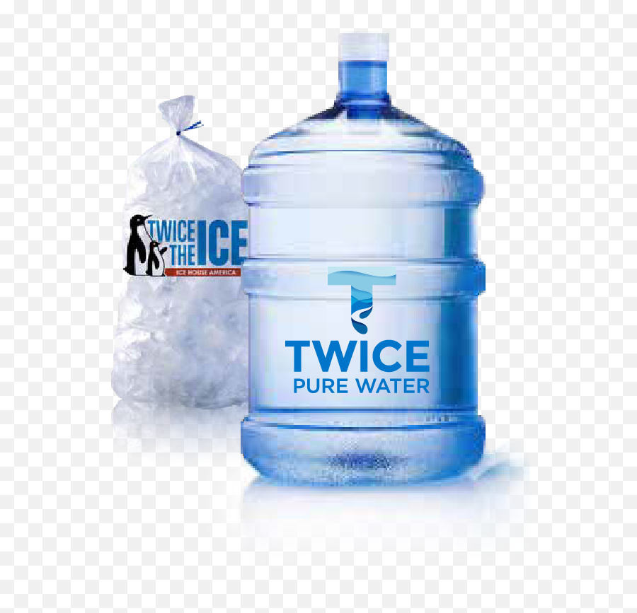 Ice - Bagjug Twice The Ice Water 20 Ltr Bottles Png,Water Jug Png