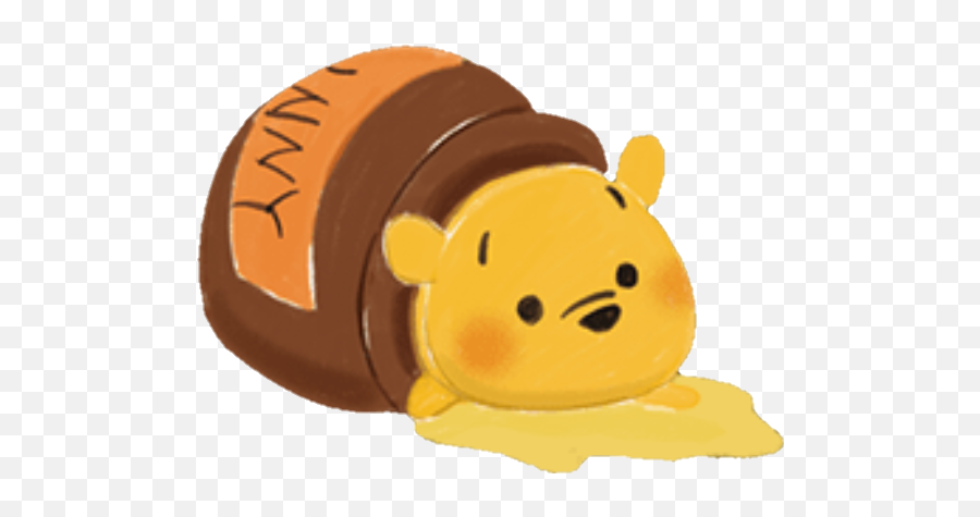 Winnie - Tsum Tsum Style Winnie The Pooh Png,Winnie The Pooh Transparent
