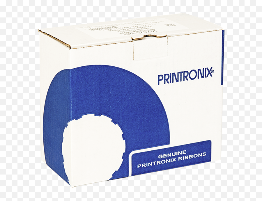 Printronix 107675 - 001 Extended Life Spool Ribbon 27m Char 6pack P5000 Text U0026 Ocr P5000 Cardboard Packaging Png,Text Ribbon Png