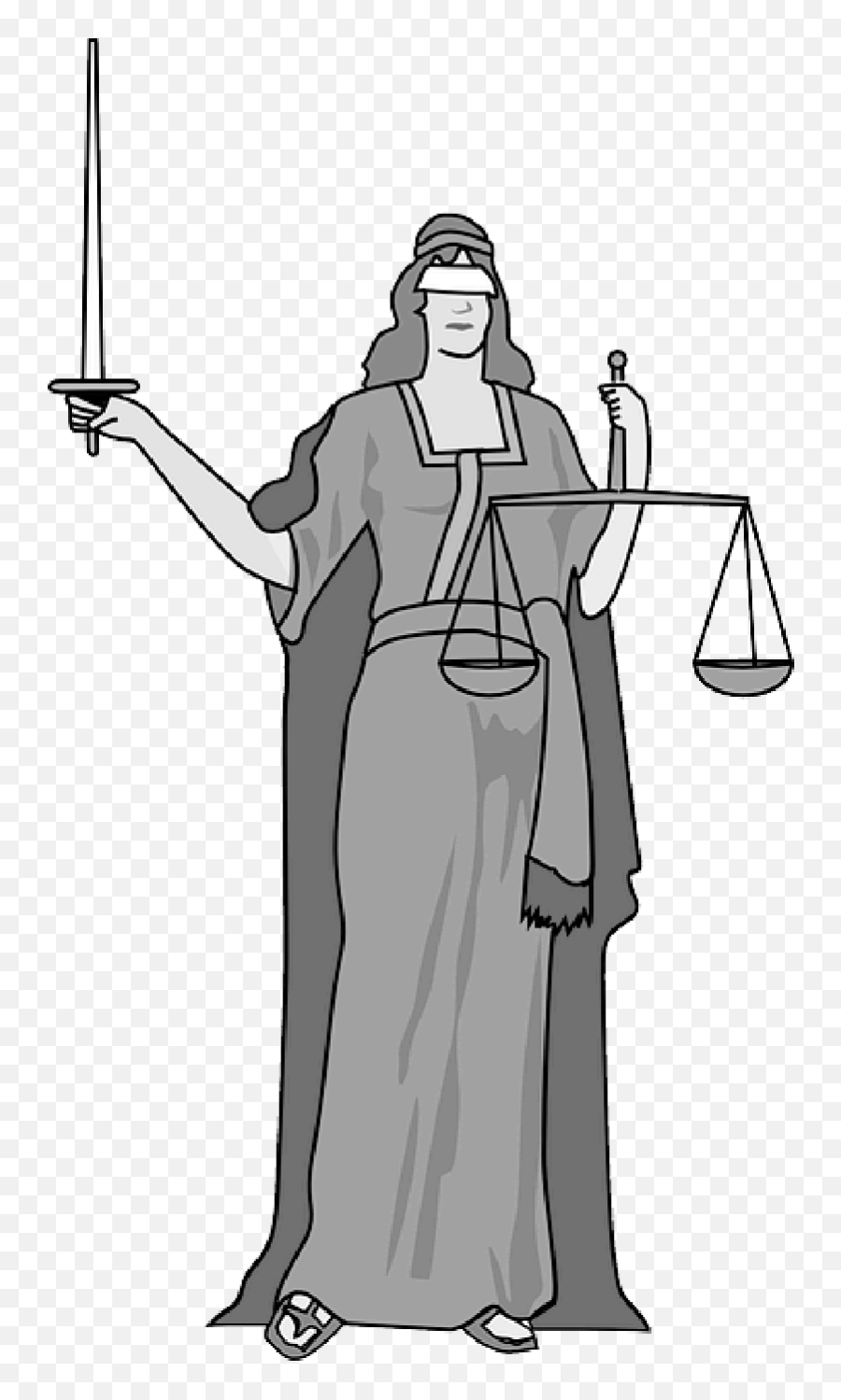 Download Hd Mb Imagepng - Lady Justice With Color Clip Art,Lady Justice Png