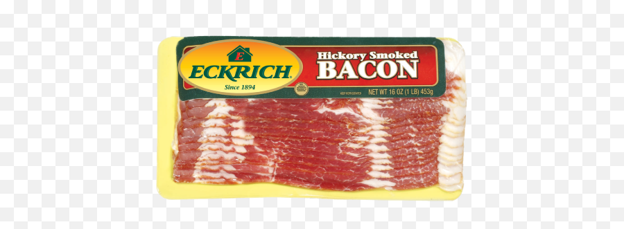 Eckrich Bacon Hickory Smoked - Eckrich Bacon Png,Bacon Transparent
