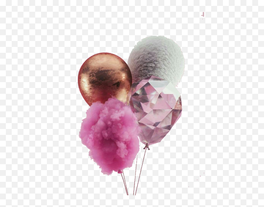Image About Tumblr In Pop It By Zakia - Pink And Gold Balloons Png,Pink Balloons Png