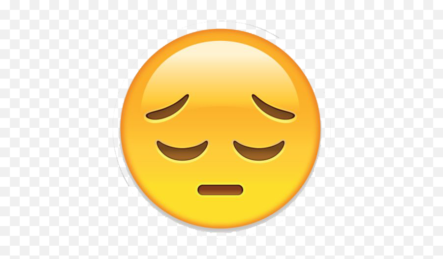 Sad Emoji Png Transparent Image - Sad Emoji Png,Happy Emoji Transparent