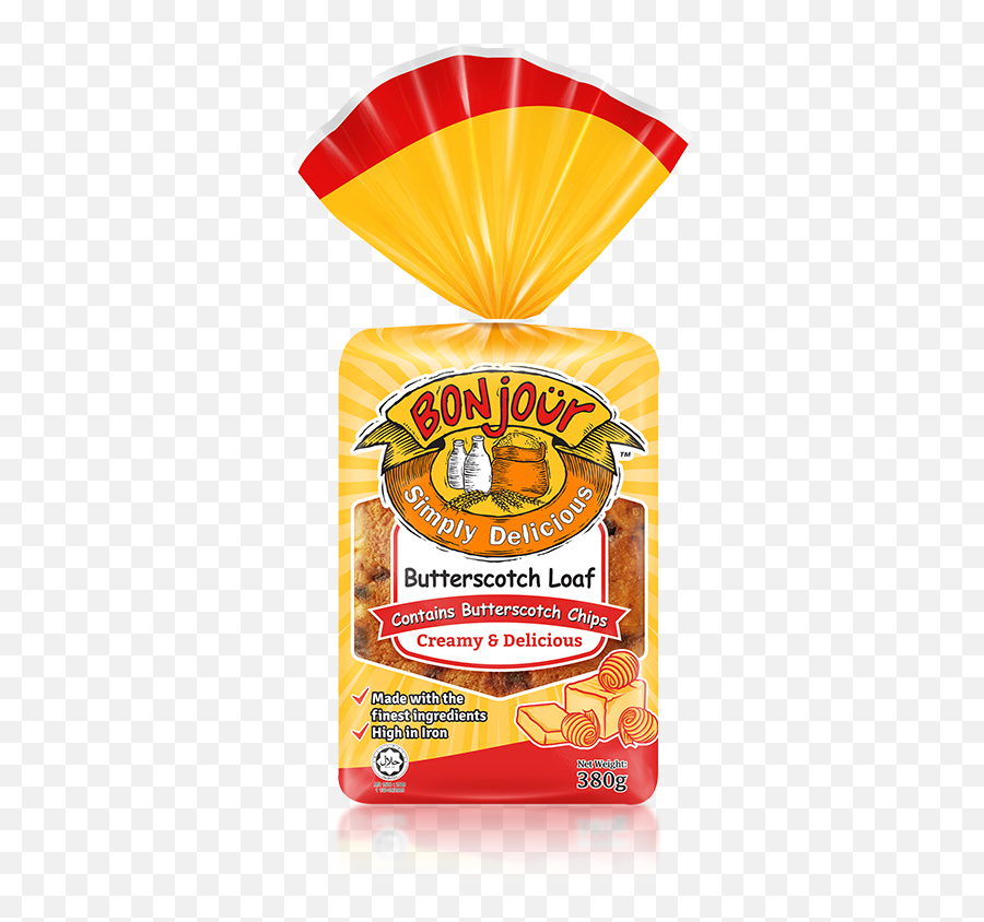 Bonjour Bread Butterscotch Loaf - Bonjour Butterscotch Bread Png,Loaf Of Bread Png