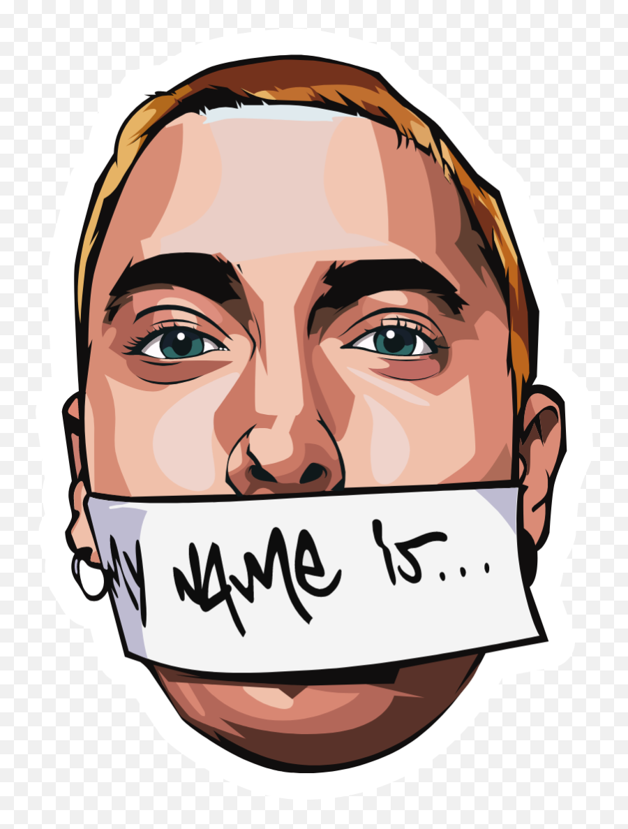 Eminem Rap - Slim Shady Stickers Png,Eminem Transparent