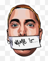 Eminem Rap - Slim Shady Stickers png