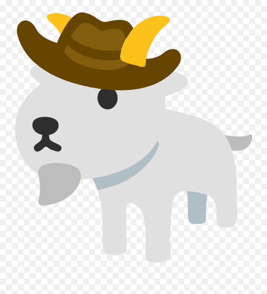 Ios Goat Emoji Clipart - Full Size Clipart 1200180 Emoji Png,Cowboy Emoji Transparent