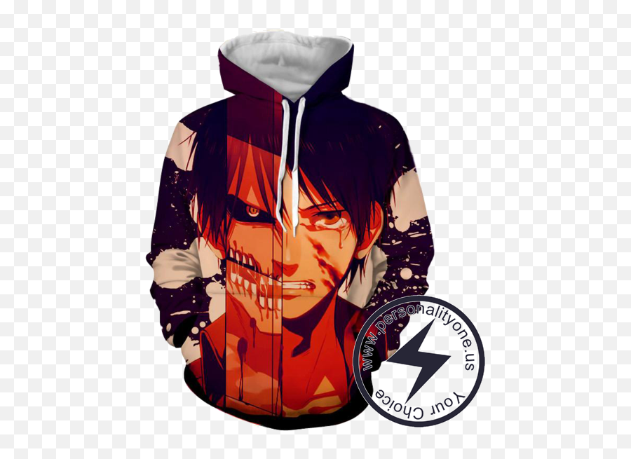 Attack - Eren Yeager 3d Attack On Titan Hoodies Attack On Titan Levi Wallpaper Youtube Png,Eren Png