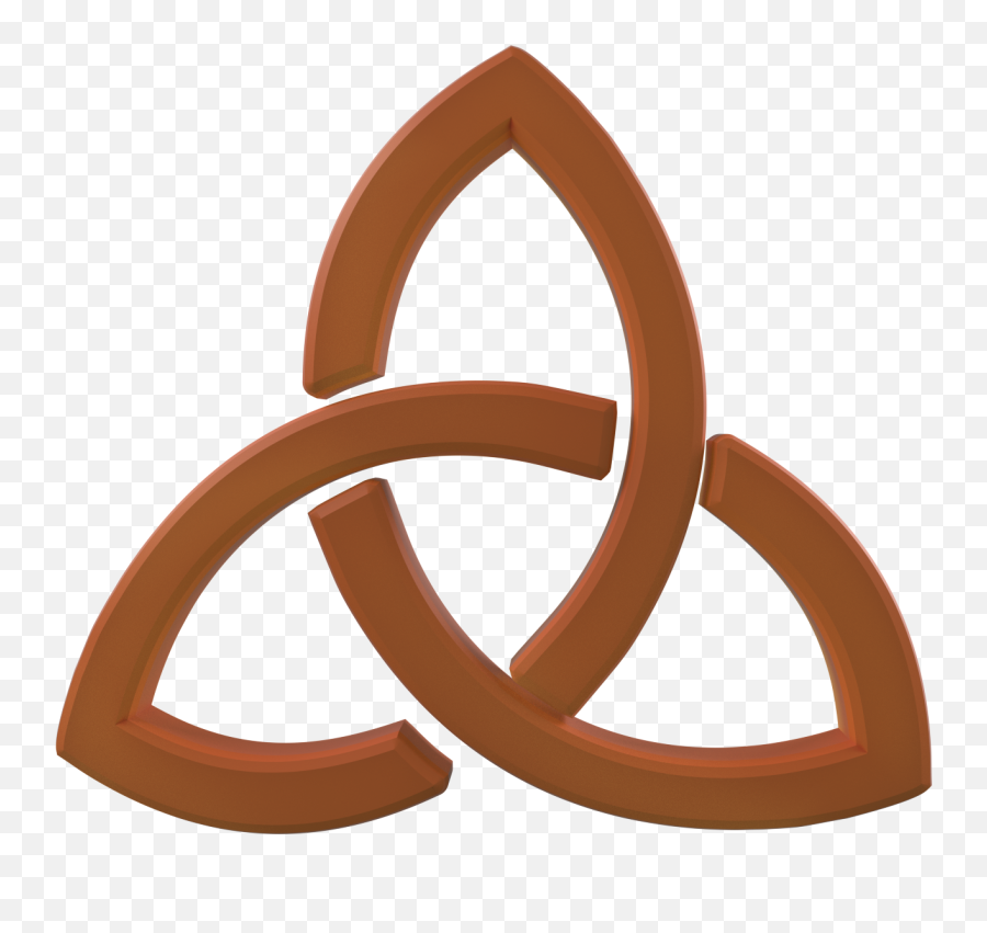 3d Trinity Symbol Celtic - Solid Png,Trinity Png