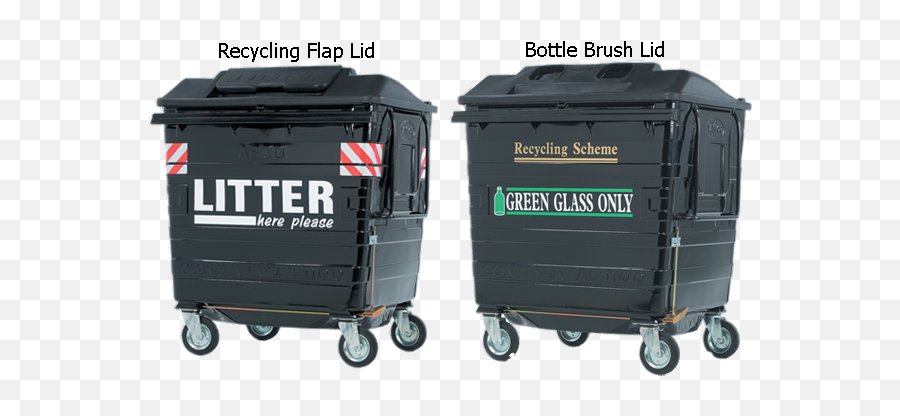 Continental 1280 Recycling Bin - Dumpster Png,Recycling Bin Png