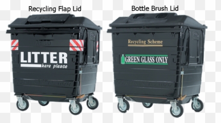 Continental 1280 Recycling Bin - Dumpster Png,Recycling Bin Png