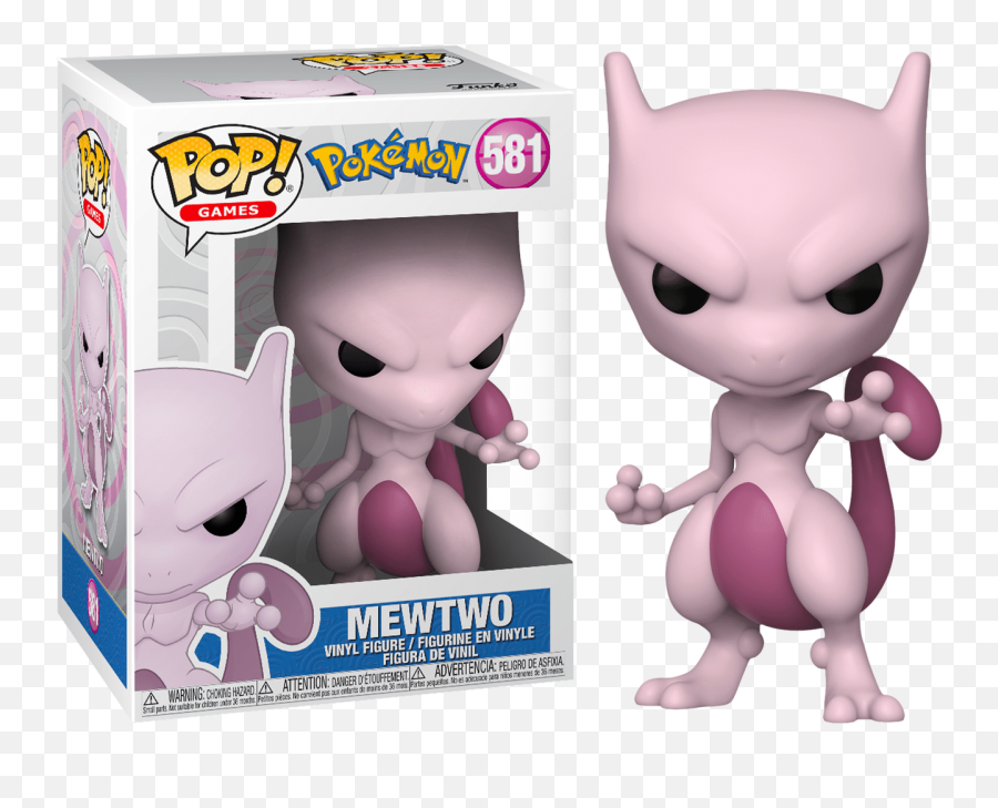 Pokemon - Funko Pop Mewtwo Png,Mewtwo Transparent