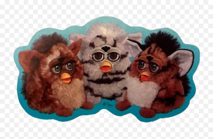 Furby Furbys Vintage Sticker - Png,Furby Transparent