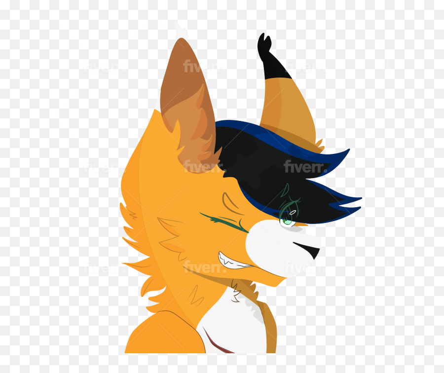 Make A Lineless Icon Of Your Furry Oc By Hasthel Fiverr - Fictional Character Png,Furry Icon