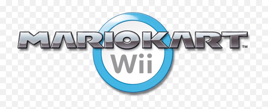 Download Hd Mario Kart Wii - Mario Kart Wii W Wii Wheel Mario Kart Wii Logo Png,Mario Logo Transparent