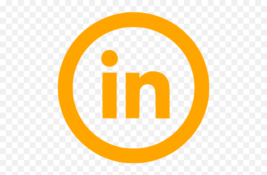 Linkedin Symbol Png - Pngstockcom Linked In Icon Orange,Icon For Linkedin