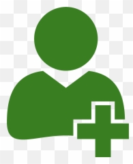 Registered User Icon Clipart - Add Green png