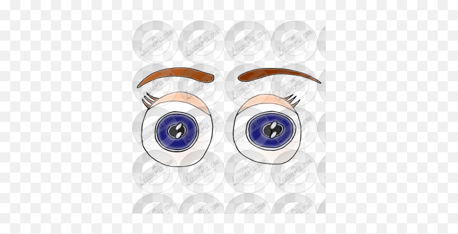 Cartoon Eyes Picture For Classroom Therapy Use - Great Circle Png,Cartoon Eye Png