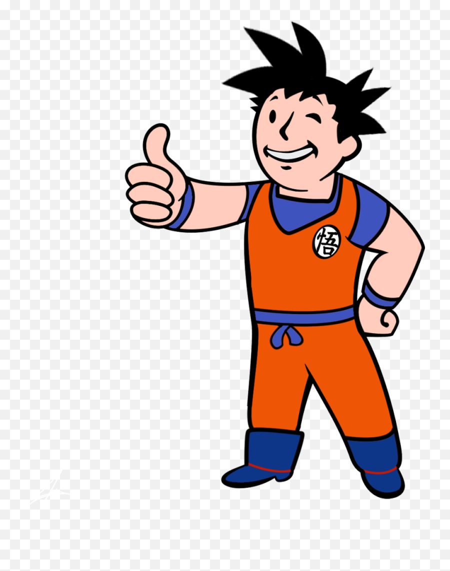 Goku Vault Boy - Vault Boy Png,Vault Boy Icon