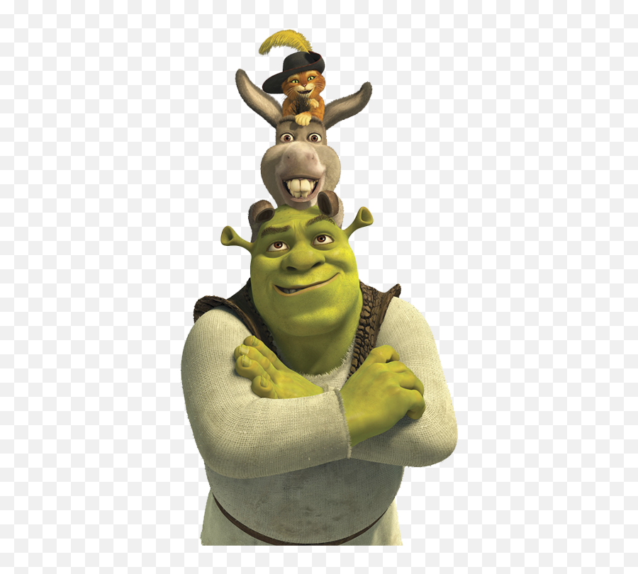 Imagens Png Fundo Transparente Shrek Para Photoshop - Shrek Donkey Puss In Boots,Shrek Head Png