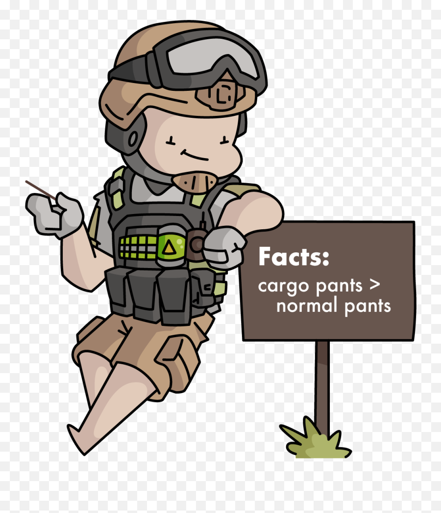 Cargo Pants U003e Normal Rainbow6 - Fictional Character Png,Lesion R6 Icon