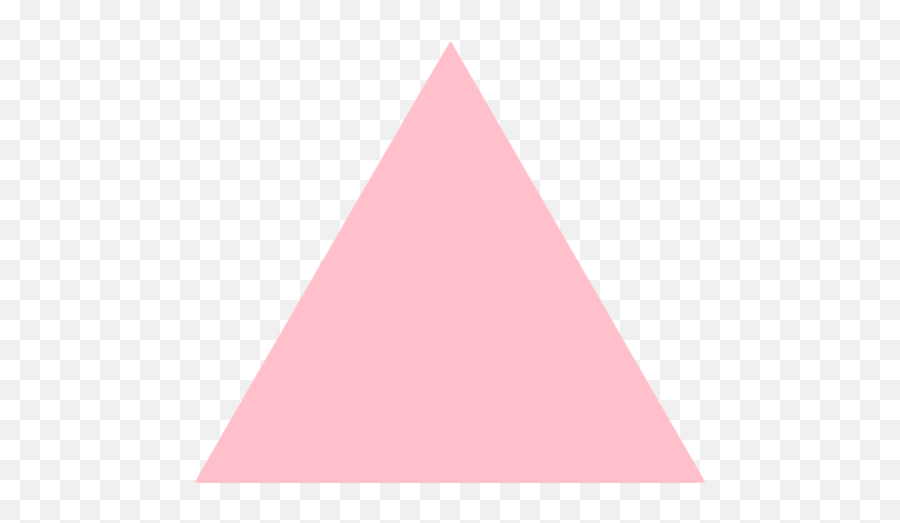 Pink Triangle Icon - Free Pink Shape Icons Pink Triangle Png,Triangle Png
