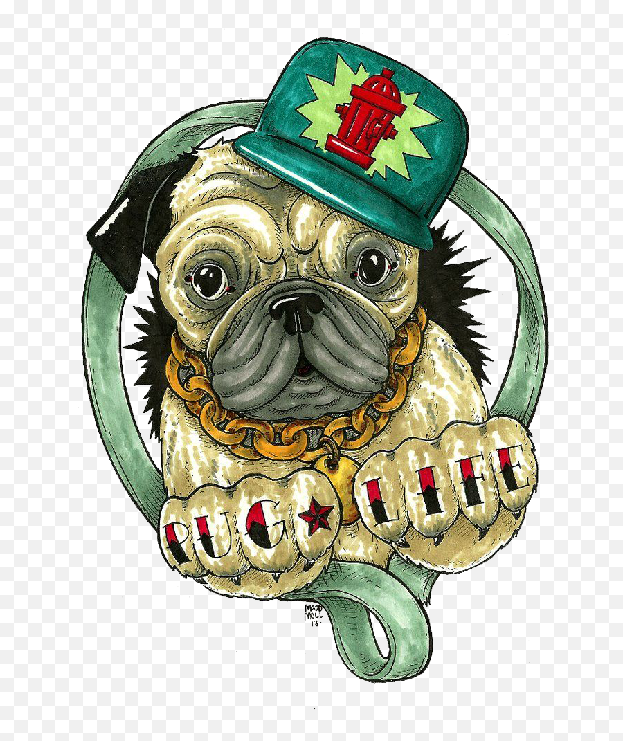 Download Pug Life Png Pic For Designing Use - Free,Pug Transparent Background