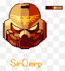 Custom Space Marine Helm Rpixelart - Harley Davidson png