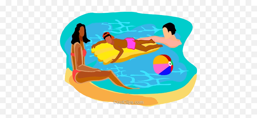 Png People Relaxing In A Swimming Pool - Swimming Pool Clip Art,People Swimming Png